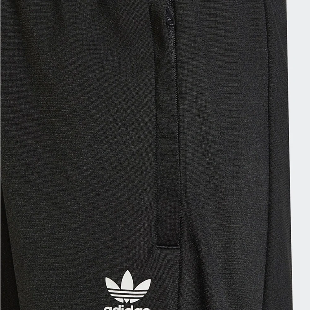 Adidas Kids Black Joggers with Pink and Green Accents - Picture 7 of 16